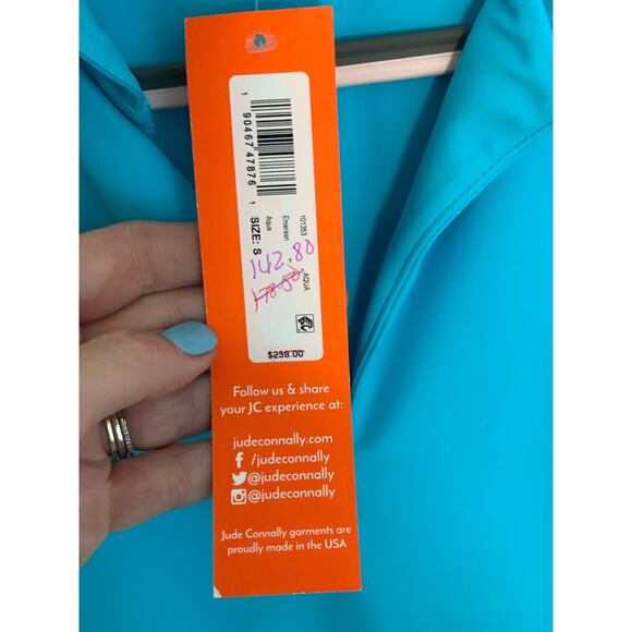 JUDE CONNALLY EMERSON DRESS - AQUA NWT SIZE S - Picture 8 of 11